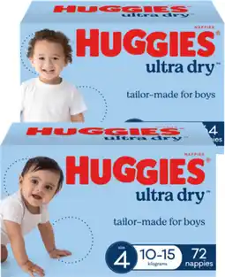 IGA Huggies Nappies Selected Varieties offer