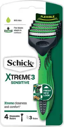 IGA Schick Xtreme 3 Sensitive Disposable Razors offer