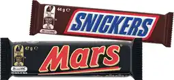 IGA Mars, Sneakers Medium Bars 35-50g or M&M’s 35-49g Selected Varieties offer