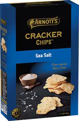 IGA Arnott’s Cracker Chips Selected Varieties offer