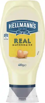 IGA Hellmann’s Squeezy Mayonnaise 400‑432g Selected Varieties offer