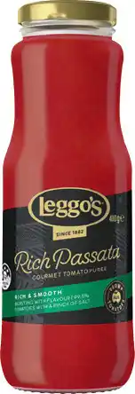 IGA Leggo’s Rich & Smooth Gourmet Passata Selected Varieties offer