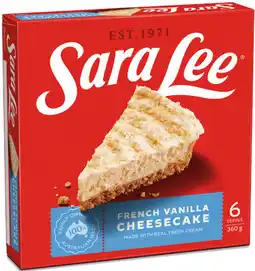 IGA Sara Lee Cheesecake Selected Varieties offer