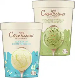 IGA Streets Cremissimo Ice Cream Selected Varieties offer