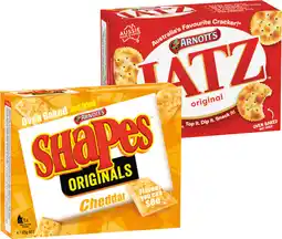 IGA Arnott’s Shapes 120‑190g, Jatz 225g or Clix 250g Selected Varieties offer