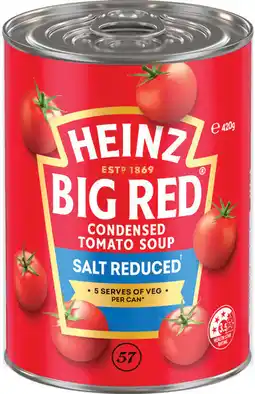 IGA Heinz Condensed Canned Soup Selected Varieties offer
