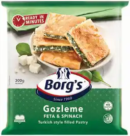 IGA Borg’s Gozleme Feta & Spinach offer