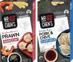 IGA Mr Chen’s Dim Sum 240‑300g Selected Varieties offer