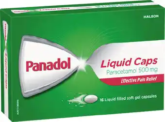 IGA Panadol Paracetamol Liquid Caps offer