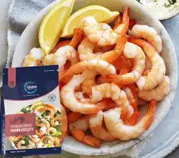 IGA Global Seafoods Cooked Prawn Cutlets Tail On offer
