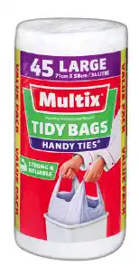 IGA Multix Handy Ties Tidy Bags Large offer