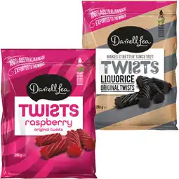 IGA Darrell Lea Liquorice Share‑280g Selected Varieties offer