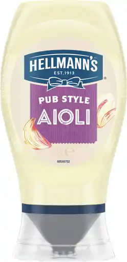 IGA Hellmann’s Garlic Aioli offer