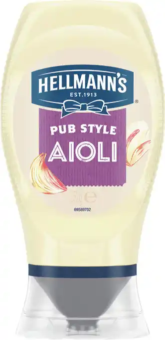 IGA Hellmann’s Garlic Aioli offer