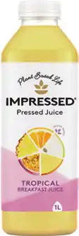 IGA Impressed Pressed Juice Tropical, Green Supreme or Berry Bliss 1 Litre offer