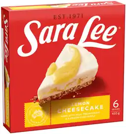 IGA Sara Lee Cheesecake 360‑425g Selected Varieties offer