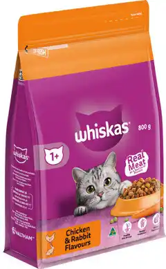 IGA Whiskas Dry Cat Food Selected Varieties offer