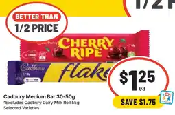 Ritchies Cadbury Medium Bar offer