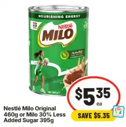 IGA Nestlé Milo Original offer