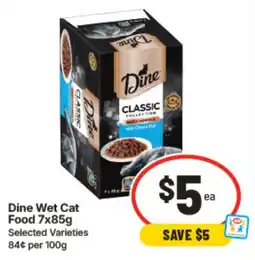 IGA Dine Wet Cat Food offer