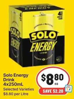 Ritchies Solo Energy Drink offer