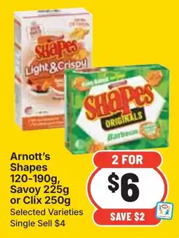 Ritchies Arnott's Shapes offer