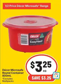 Ritchies Décor Microsafe Round Container offer