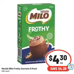 Ritchies Nestlé Milo Frothy Sachets offer