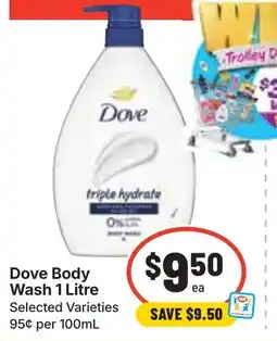 Ritchies Dove Body Wash 1 Litre offer