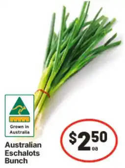 IGA Australian Eschalots Bunch offer