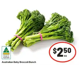 IGA Australian Baby Broccoli Bunch offer