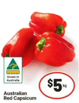 IGA Australian Red Capsicum offer