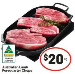 IGA Australian Lamb Forequarter Chops offer