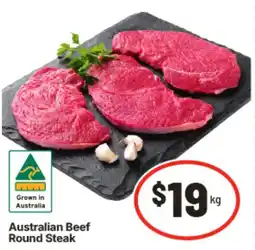 IGA Australian Beef Round Steak offer