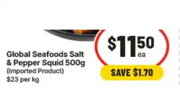 IGA Global Seafoods Salt & Pepper Squid offer