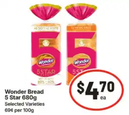 IGA Wonder Bread 5 Star offer