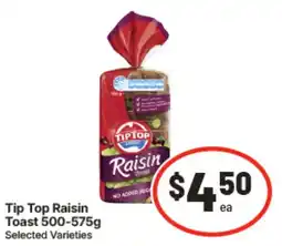 IGA Tip Top Raisin Toast offer