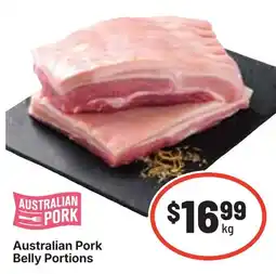 Ritchies Australian Pork Belly Portions offer