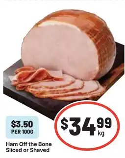 Ritchies Ham Off the Bone Sliced or Shaved offer