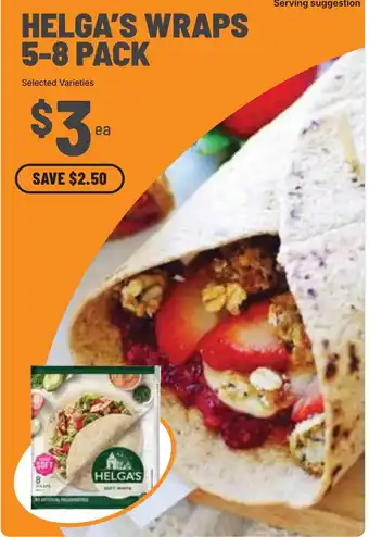 Ritchies Helga's Wraps offer