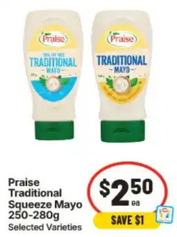 IGA Praise Traditional Squeeze Mayo offer