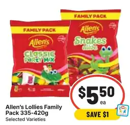 Ritchies Allen's Lollies Family Pack Selected Varieties offer