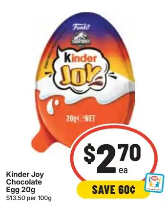 Ritchies Kinder joy chocolate egg offer