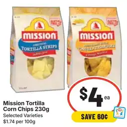 Ritchies Mission tortilla corn chips offer
