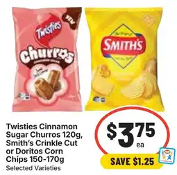 Ritchies Twisties Churros offer