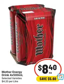 Ritchies Mother Energy Drink offer