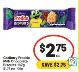 IGA Cadbury Freddo Milk Chocolate Biscuits offer