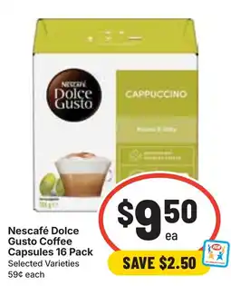 Ritchies Nescafé Dolce Gusto Coffee Capsules offer