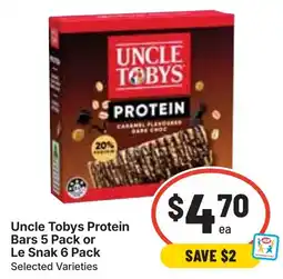 Ritchies Uncle Tobys Protein Bars offer