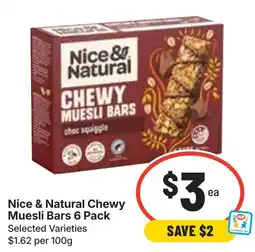 Ritchies Nice & Natural Chewy Muesli Bars offer